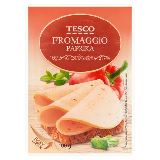Tesco zsíros paprikás szeletelt ömlesztett sajt 100 g