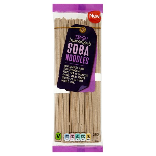 Tesco Ingredients Soba Pasta Made of Wheat and Buckwheat Flour 250 g