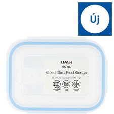 Tesco Home Glass Food Storage 630 ml