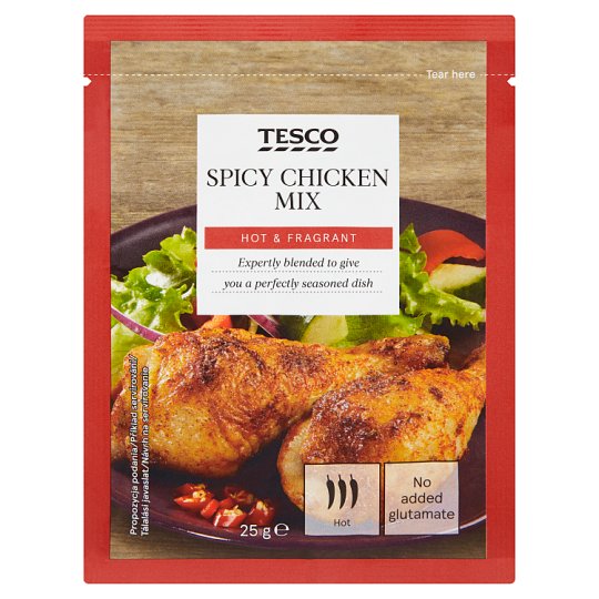 Tesco Spicy Chicken Mix 25 g