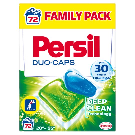 Persil Duo-Caps mosószer koncentrátum fehér és világos ruhadarabokhoz 72 mosás 1656 g
