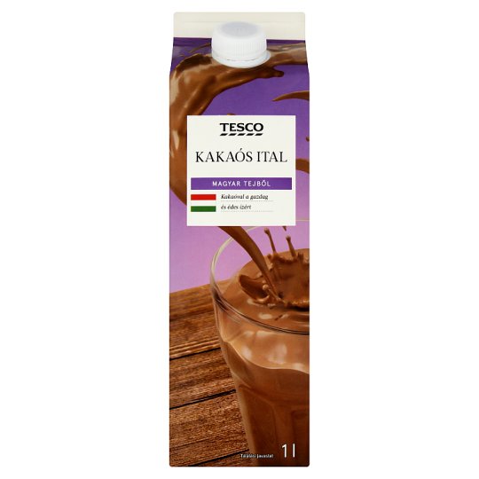 Tesco zsírszegény kakaós ital 1,4% 1 l