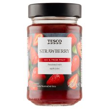 Tesco Strawberry Sweetened with Apple Juice 230 g