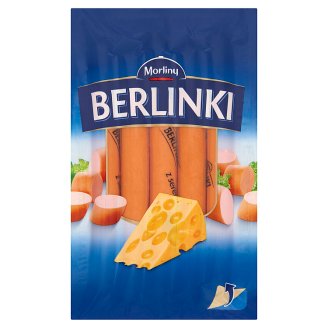 Morliny Berlinki füstölt, főtt, sajtos sertésvirsli 250 g