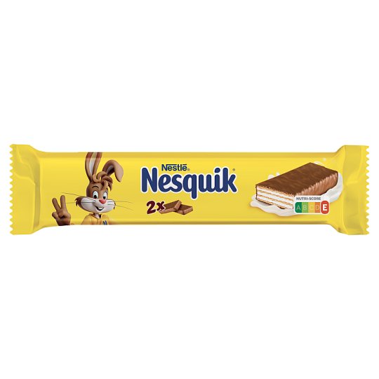 Nesquik Milk Chocolate Coated Milky Cream Filled Wafer 26 g Tesco Online, Tesco From Home