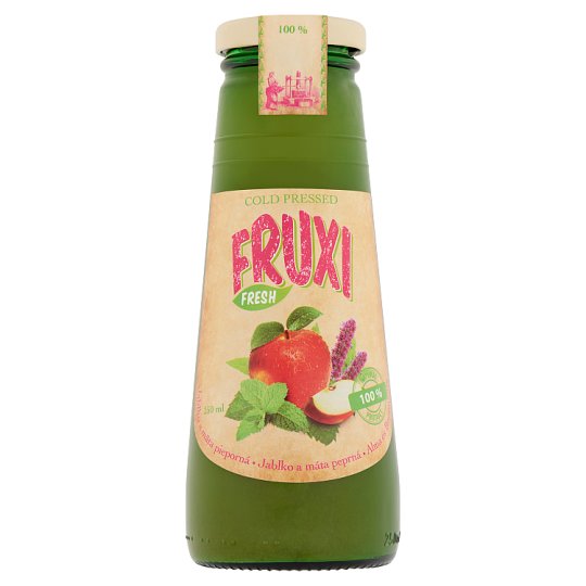 Fruxi Fresh Alma és Borsmenta természetes gyümölcslé növényi kivonattal 250 ml