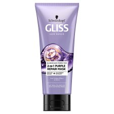 Gliss Blonde Hair Perfector 2-in-1 Purple Repair Mask 200 ml