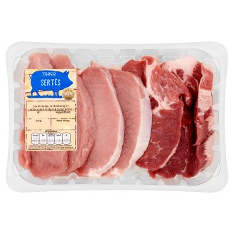 Tesco sertéstarja, sertéskaraj és sertéscomb szeletek csont nélkül