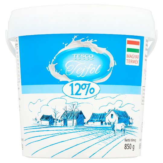 Tesco tejföl 12% 850 g