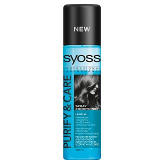 Syoss Purify & Care spray balzsam zsíros hajtövekre & száraz hajvégekre 200 ml
