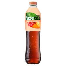 FUZETEA Peach & Hibiscus Flavoured Non-Carbonated Soft Drink with Sugar and Sweetener 1,5 l