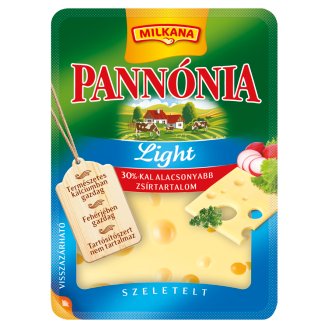 Pannónia Light szeletelt sajt 125 g