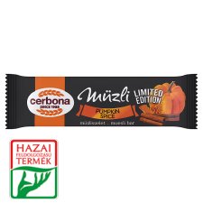 Cerbona Müzli Pumpkin Spice sütőtök fűszeres müzliszelet 20 g