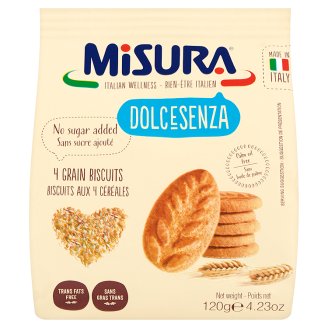 Misura gabonás omlós keksz édesítőszerrel 120 g