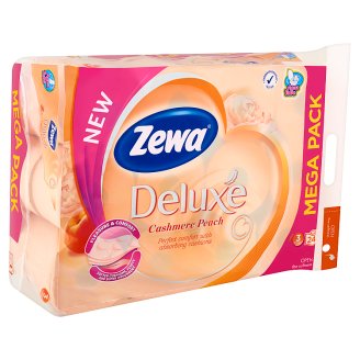 Zewa Deluxe Cashmere Peach toalettpapír 3 rétegű 24 tekercs