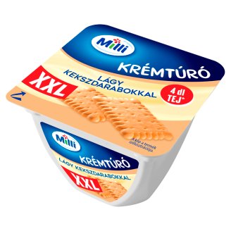 Milli XXL krémtúró lágy kekszdarabokkal 180 g
