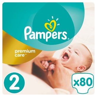 Pampers Premium Care, 2-es Méret (Mini), 3–6 kg, 80 Darabos Kiszerelés