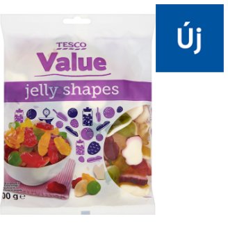 Tesco Value vegyes gyümölcsízű gumicukorka 500 g