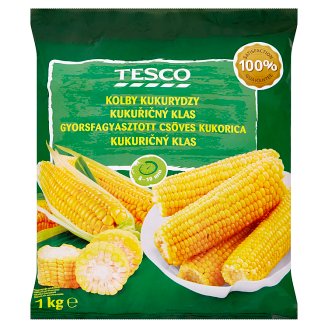 Tesco gyorsfagyasztott csöves kukorica 1 kg