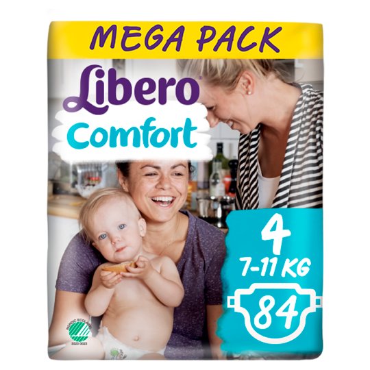 Libero Comfort 4 7-11 kg prémium nadrágpelenka 84 db