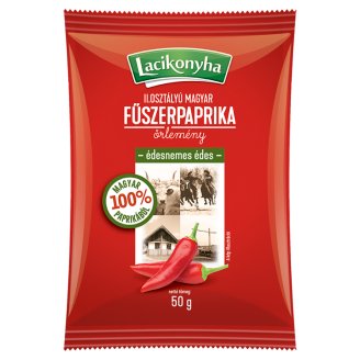 Lacikonyha II. osztályú édesnemes fűszerpaprika-őrlemény 50 g