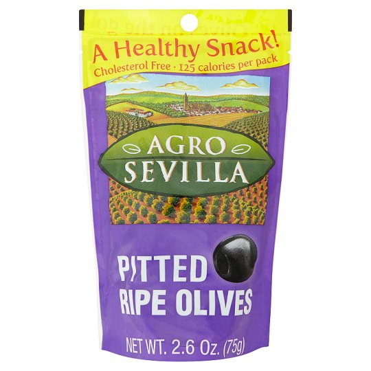 Agro Sevilla spanyol fekete magozott olívabogyó 75 g