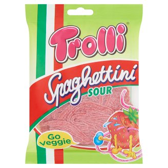 Trolli Spaghettini Sour eperízű gumicukor 100 g