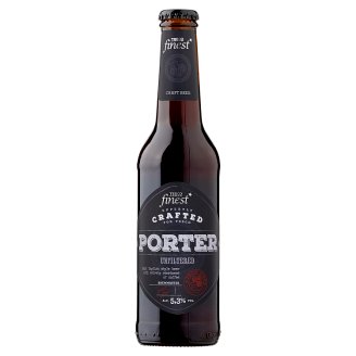 Tesco Finest Porter szűretlen, minőségi barna sör 5,3% 330 ml