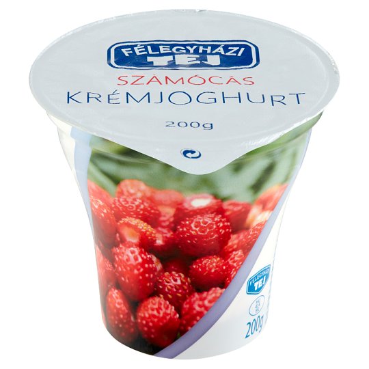 Félegyházi Tej szamócás krémjoghurt 200 g