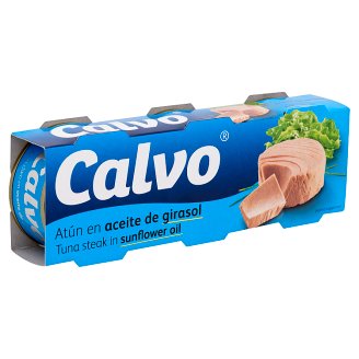 Calvo tonhal napraforgóolajban 3 x 80 g