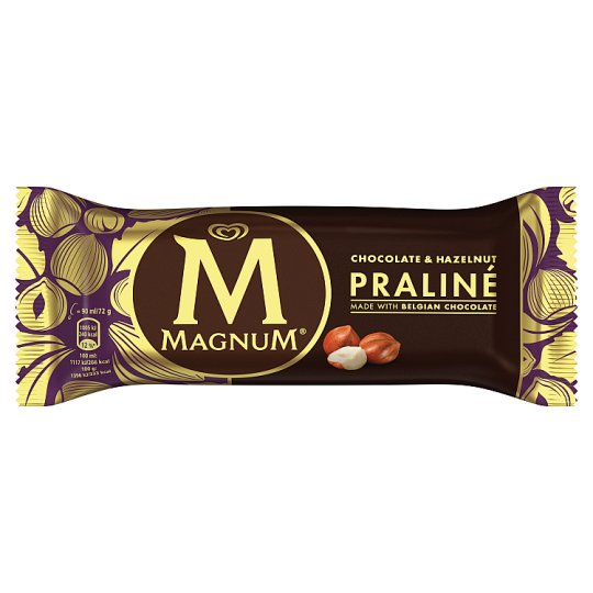 Magnum Hazelnut & Belgian Chocolate Praline Ice Cream 90 ml - Tesco ...