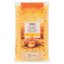 Tesco szarvacska 4 tojásos száraztészta 500 g