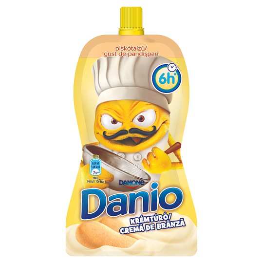 Danone Danio Pouch piskótaízű krémtúró 130 g