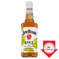 Jim Beam Apple alma ízesítésű Bourbon whiskey alapú likőr 32,5% 0,7 l