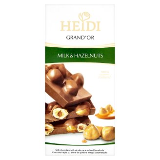 Heidi Grand'Or tejcsokoládé egész mogyoróval 100 g