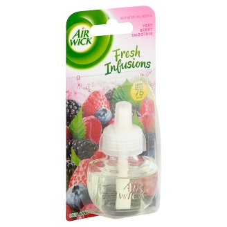 Air Wick Fresh Infusions Bogyós Gyümölcsös Smoothie illatú elektromos légfrissítő utántöltő 19 ml