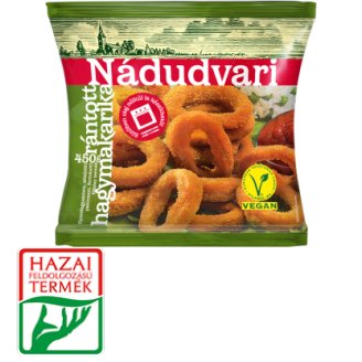 Nádudvari gyorsfagyasztott rántott hagymakarika 450 g