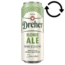 Dreher Blonde Ale felsőerjesztésű minőségi világos sör 4,6% 0,5 l