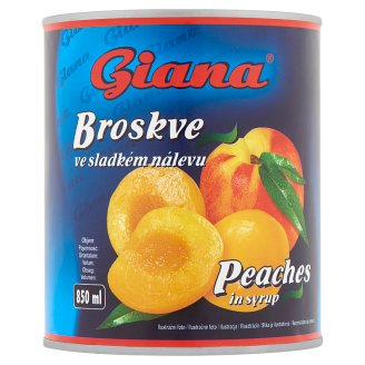 Giana őszibarackbefőtt 820 g