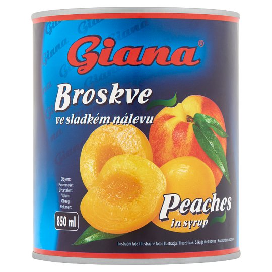 Giana őszibarackbefőtt 820 g