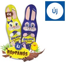 Balaton Milk Chocolate Bunny with Rice Flakes 45 g