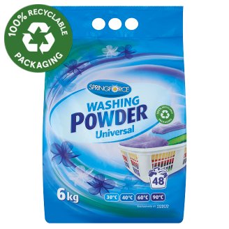 Springforce univerzális mosópor 48 mosás 6 kg