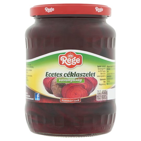 Rege ecetes céklaszelet savanyúság 680 g