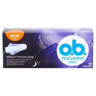 o.b. ProComfort Night Super tampon 16 db