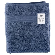 Tesco Home Slate Blue Color Bath Sheet 100 cm x 150 cm