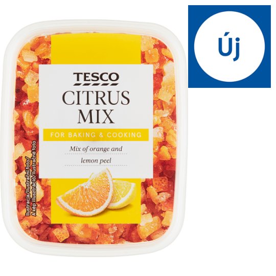 Tesco kandírozott narancs- és citromhéj 100 g