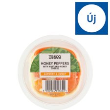 Tesco marinált sárgapaprika mézes-mustáros krémsajttal töltve 90 g