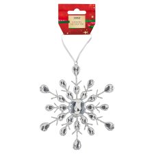 Tesco Hanging Metal Wire Snowflake 15 x 15 x 0,5cm