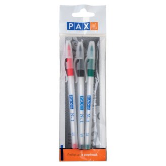 Pax No. 1 zöld, fekete, piros golyósirón 3 db