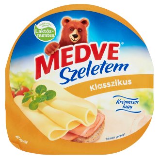 Medve Szeletem Klasszikus natúr, zsírdús, félkemény sajt 125 g